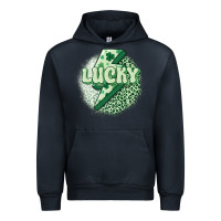 Navy st. patrick's day lucky Urban Hoodie - MaliasSmallBusiness