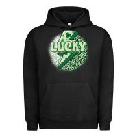 Pigment Black st. patrick's day lucky Urban Hoodie - MaliasSmallBusiness