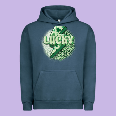 St. Patrick's Day Lucky Urban Hoodie Designed By Maliassmallbusiness