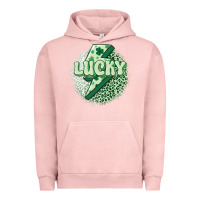 Pigment Salmon st. patrick's day lucky Urban Hoodie - MaliasSmallBusiness