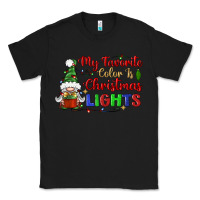 Black my favorite color is christmas lights Classic Tee - BundleAndBundleShop