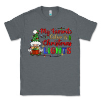 Charcoal Heather my favorite color is christmas lights Classic Tee - BundleAndBundleShop