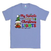 Colony Blue my favorite color is christmas lights Classic Tee - BundleAndBundleShop