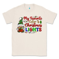 Natural my favorite color is christmas lights Classic Tee - BundleAndBundleShop