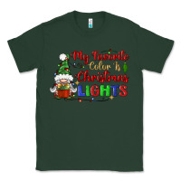 Sports Green my favorite color is christmas lights Classic Tee - BundleAndBundleShop
