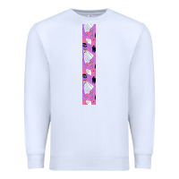 White Halloween Key Fob Premium Sweatshirt - BundleAndBundleShop