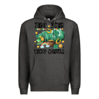 Charcoal Heather take your lucky charms Premium Hoodie - MaliasSmallBusiness