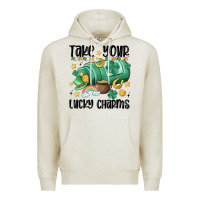 Oatmeal Heather take your lucky charms Premium Hoodie - MaliasSmallBusiness