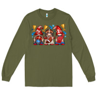 Army Green football gnome with element Long Sleeve Tee - texasbilliewilder