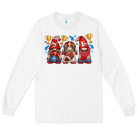 White football gnome with element Long Sleeve Tee - texasbilliewilder