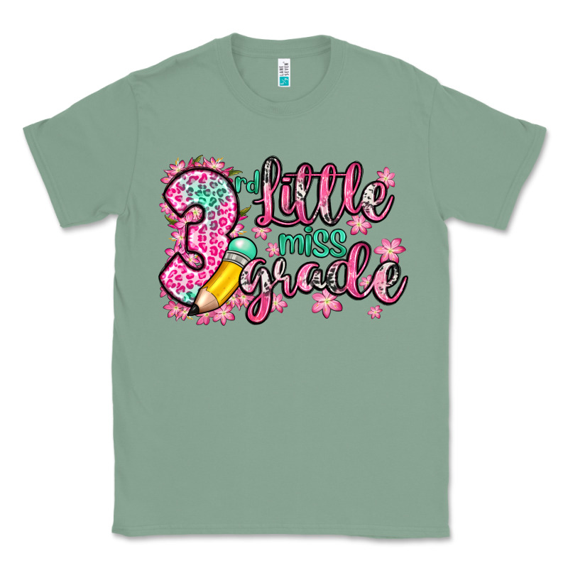 Little Miss 3rd Grade Classic Tee by Zillion Design Studio | Teevron