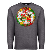 Charcoal Heather Christmas Pinata Ornament Premium Sweatshirt - Artiststas
