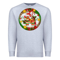 Heather Grey Christmas Pinata Ornament Premium Sweatshirt - Artiststas