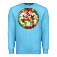 Ocean Blue Christmas Pinata Ornament Premium Sweatshirt - Artiststas