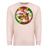 Pale Pink Christmas Pinata Ornament Premium Sweatshirt - Artiststas