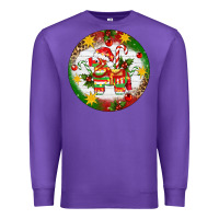 Purple Christmas Pinata Ornament Premium Sweatshirt - Artiststas