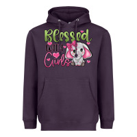 Plum blessed with girls Heavyweight Hoodie - JahusDesignShop