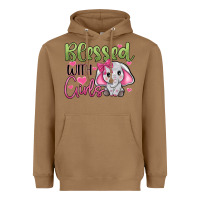 Toasted Coconut blessed with girls Heavyweight Hoodie - JahusDesignShop