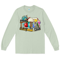 Matcha teachers change the world Long Sleeve Tee - Zillion Design Studio