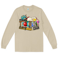 Mushroom teachers change the world Long Sleeve Tee - Zillion Design Studio