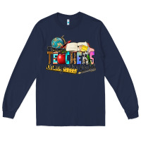 Navy teachers change the world Long Sleeve Tee - Zillion Design Studio