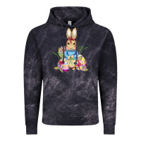 Cloud Black easter bunny and eggs Vintage Hoodie - AdoDesignShop