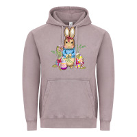 Vintage Zinc easter bunny and eggs Vintage Hoodie - AdoDesignShop