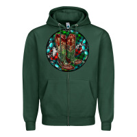 Sports Green Christmas Cowboy Boots Zipper Hoodie - RanaPortraitStore