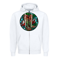 White Christmas Cowboy Boots Zipper Hoodie - RanaPortraitStore