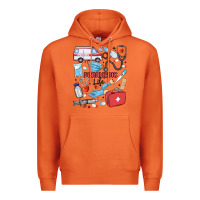 Carrot can't talk right now doing paramedic stuff Premium Hoodie - MaliasSmallBusiness