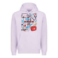 Lilac can't talk right now doing paramedic stuff Premium Hoodie - MaliasSmallBusiness