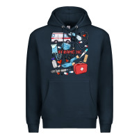 Navy can't talk right now doing paramedic stuff Premium Hoodie - MaliasSmallBusiness