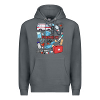 Rock can't talk right now doing paramedic stuff Premium Hoodie - MaliasSmallBusiness