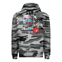 Slate Camo can't talk right now doing paramedic stuff Premium Hoodie - MaliasSmallBusiness