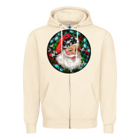 Sandshell Christmas Santa Claus Zipper Hoodie - RanaPortraitStore