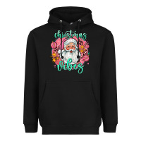 Black christmas vibes santa Heavyweight Hoodie - AdoDesignShop