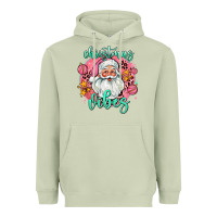 Matcha christmas vibes santa Heavyweight Hoodie - AdoDesignShop