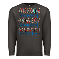 Smoke freedom because of bravery because of selflessness because of you Premium Sweatshirt - JahusDesignShop