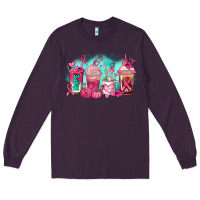 Plum breast cancer  coffee cups Long Sleeve Tee - AdoDesignShop