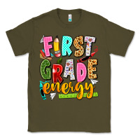 Army Green first grade energy Classic Tee - texasbilliewilder