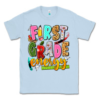 Dusty Blue first grade energy Classic Tee - texasbilliewilder