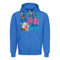 True Royal coffee is a hug in a Zipper Hoodie - Zillion Design Studio