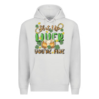 Dove Grey shut up liver you're fine Premium Hoodie - MaliasSmallBusiness