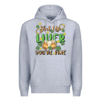 Heather Grey shut up liver you're fine Premium Hoodie - MaliasSmallBusiness