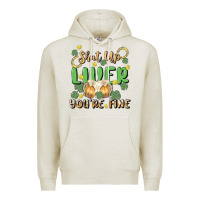 Oatmeal Heather shut up liver you're fine Premium Hoodie - MaliasSmallBusiness