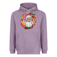Lavender merry christmas peace santa Heavyweight Hoodie - AdoDesignShop