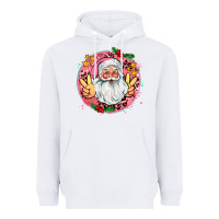 White merry christmas peace santa Heavyweight Hoodie - AdoDesignShop