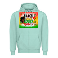Seafoam black mother leader Zipper Hoodie - Zillion Design Studio