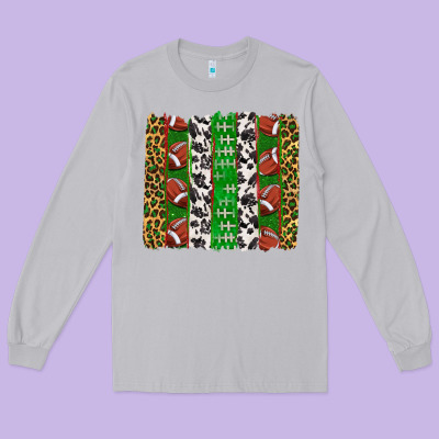 Long Sleeve Tee football brush strokes