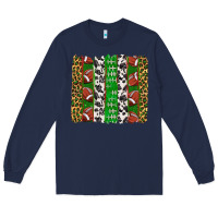 Navy football brush strokes Long Sleeve Tee - texasbilliewilder